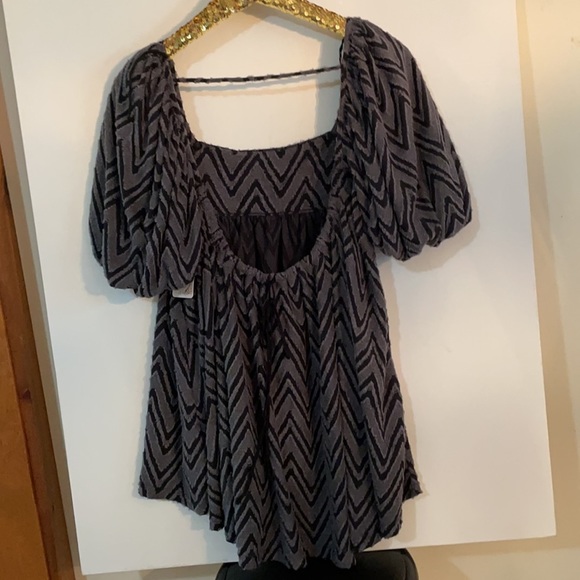 Free People Wavy Baby Gray Size X Small Tunic Dress - Picture 8 of 11